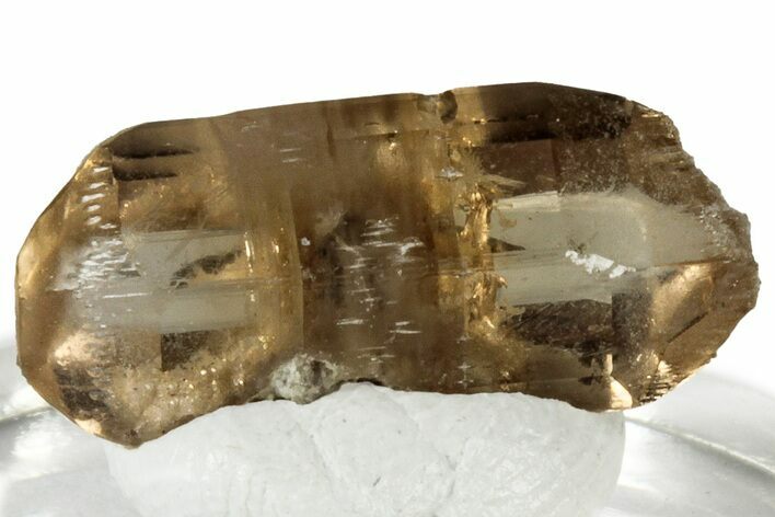 Lustrous Double-Terminated Champagne Topaz Crystal - Utah #309288